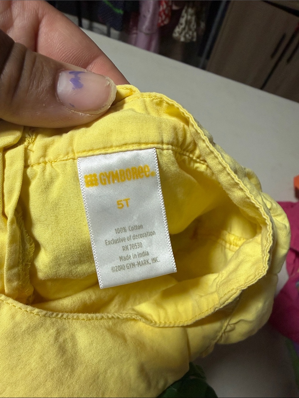 Gymboree Bright Yellow Shirt - Picture 2 of 3